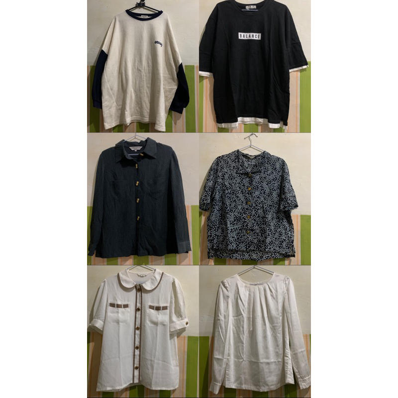 paket usaha / blouse vintage / baju thrift / kemeja vintage