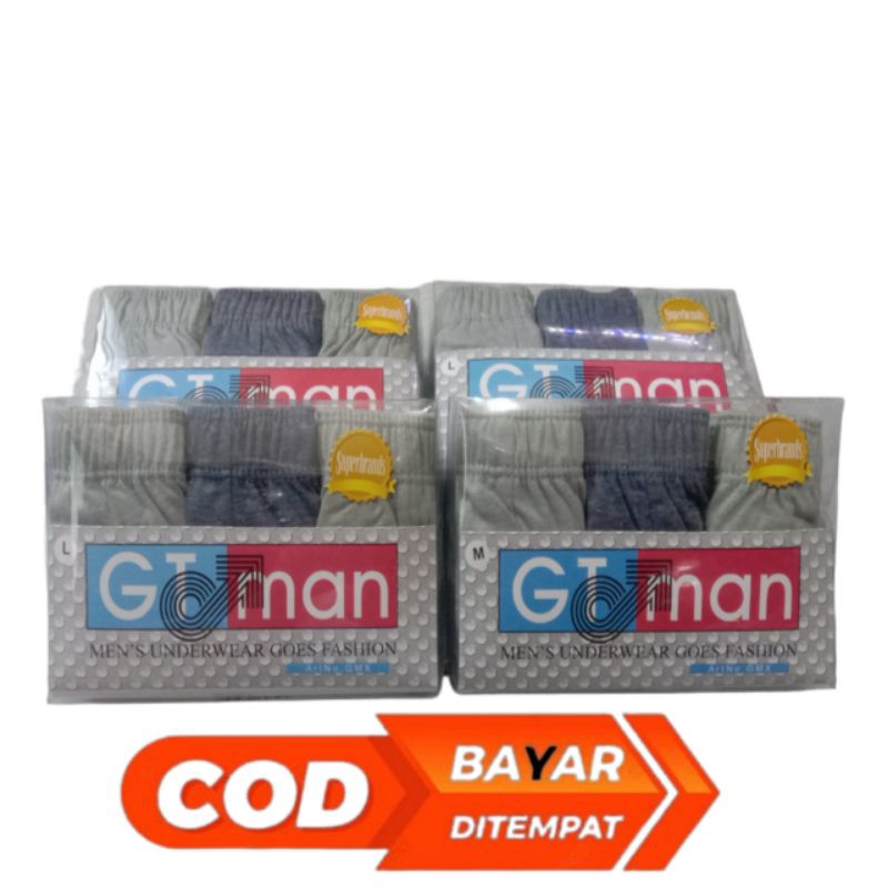 CELANA DALAM PRIA DEWASA GT MAN ORIGINAL KODE GMX | CD GT MAN JUMBO