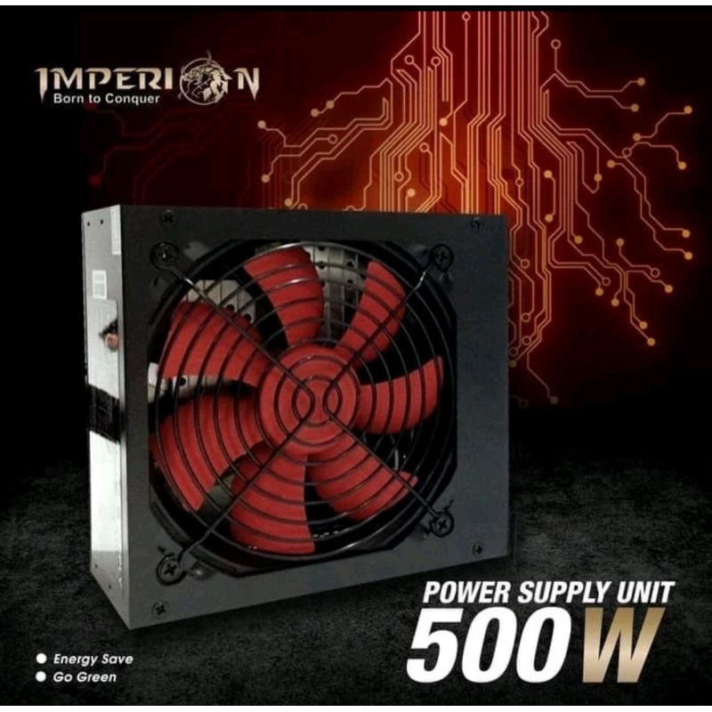 Power supply/psu gaming imperion B500 500 watt