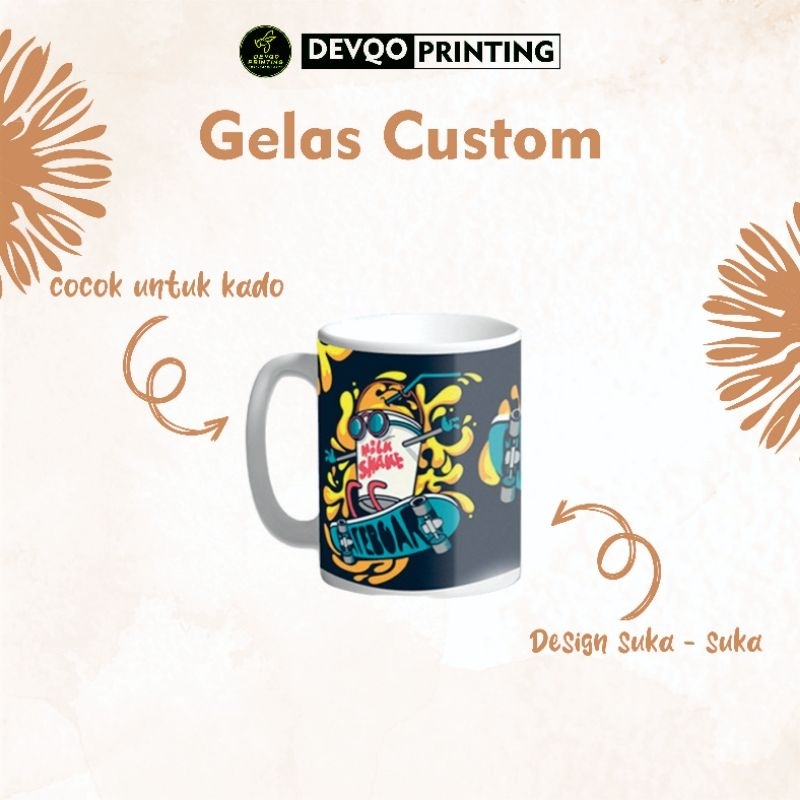 MUG GELAS CUSTOM CC GELAS SABLON, GELAS CANTIK, GELAS CUSTOM, GELAS UNIK, MUG CANTIK, MUG CUSTOM