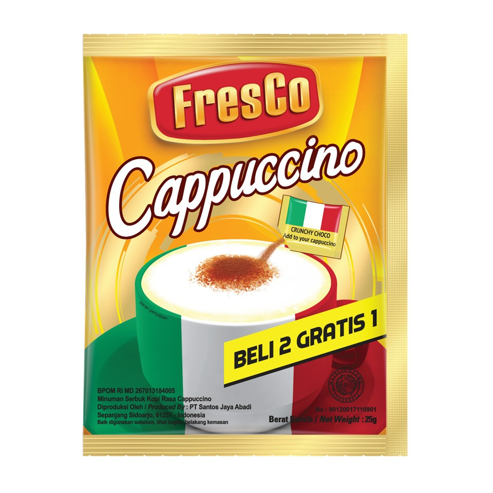 

FRESCO CAPPUCCINO 6+3X25 BAG