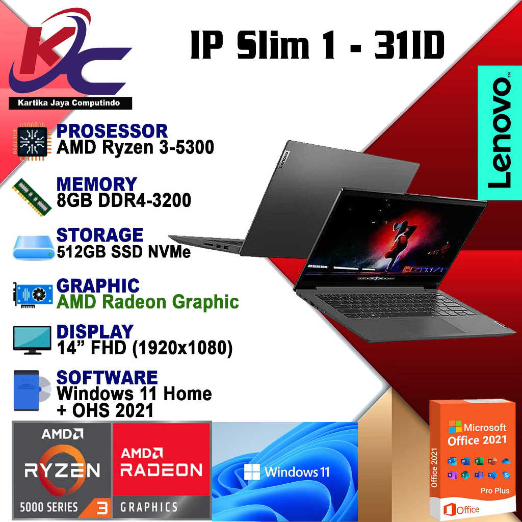 LENOVO IP 1 31ID / Ryzen-3