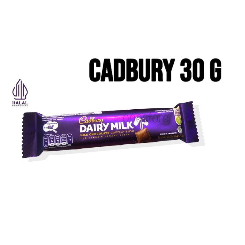 

Cadbury Dairy Milk Chocolate 30 gram