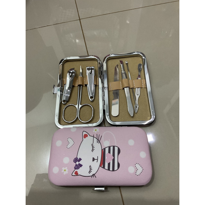 potongan kuku set 7 lengkap free tempat