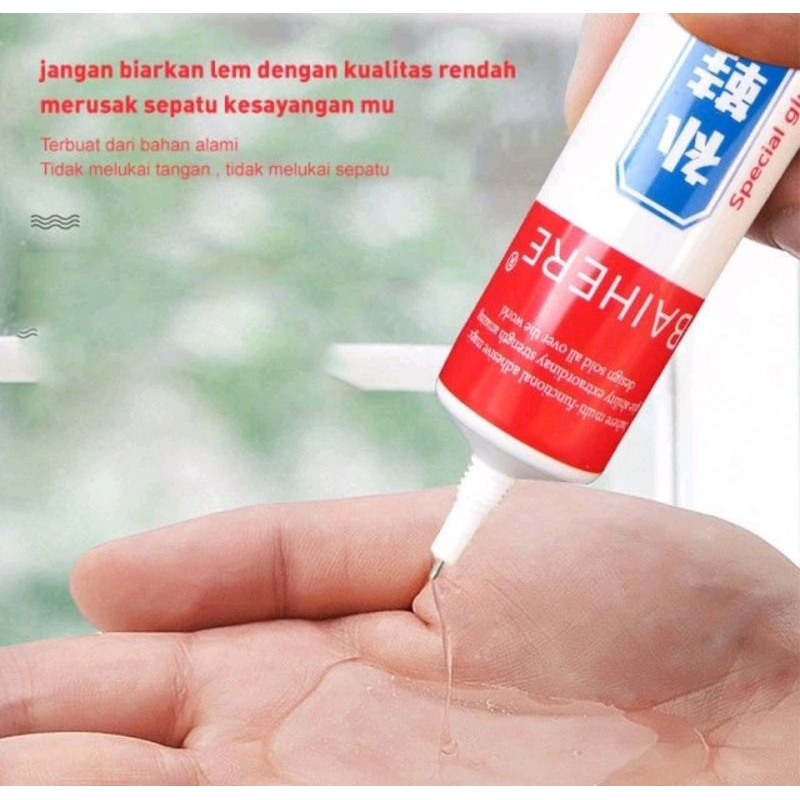 LEM SEPATU SANDAL SUPER KUAT TAHAN AIR / LEM HANJIAO SERBAGUNA BENING 60 ML