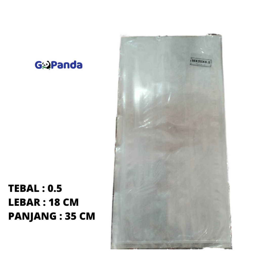 Kantong Plastik Plastic Bag PP JOYO BOYO  Bening Transparan TEBAL 0.5