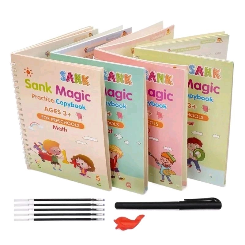 

sank magic buku tulis anak kecil 1 set hemat lebay