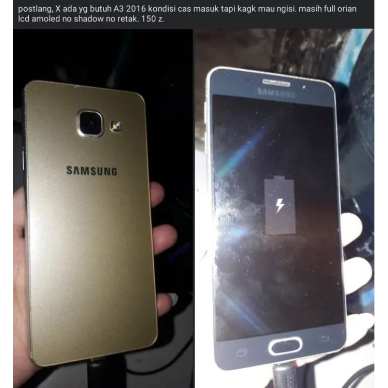 SAMSUNG A3 2016 MINUS