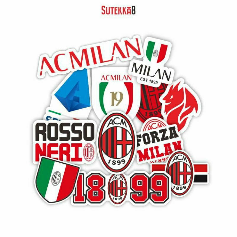 

Sticker Pack AC MILAN [12 pcs]