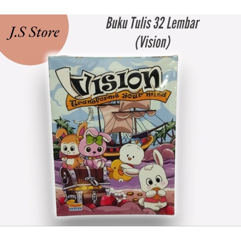 

Buku Tulis 32 Lembar (Vision)