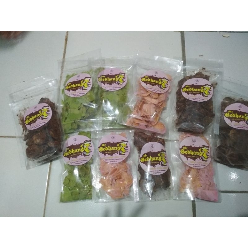 

Kripik pisang Lumer Varian rasa