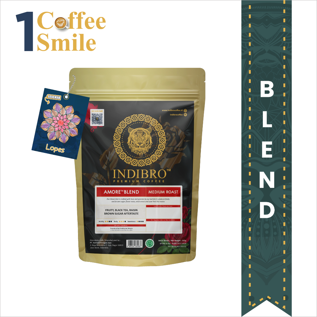 

Kopi INDIBRO Amore Blend - 225gr