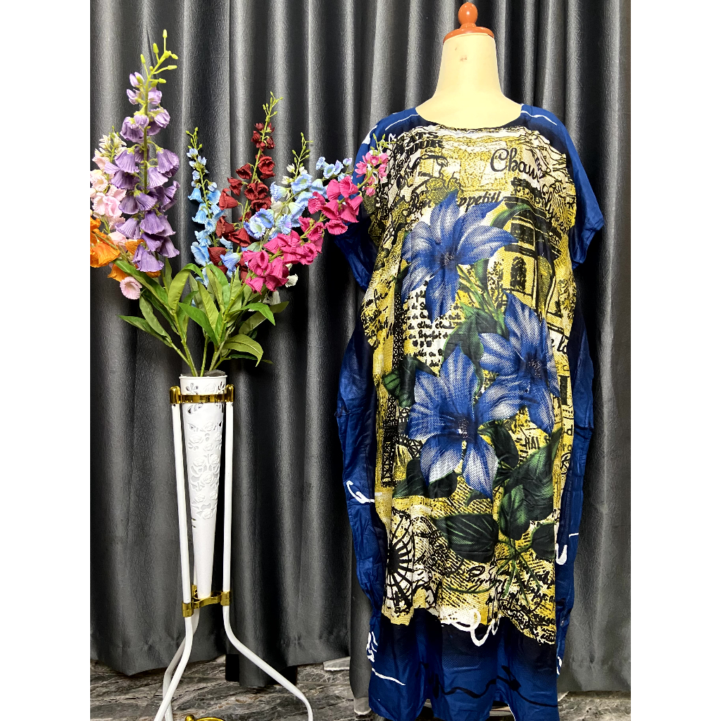 Daster Jumbo Lowo Premium DNR Motif Karakter Bahan Rayon Cocok Untuk Bumil. Pakaian Tidur dan Santai