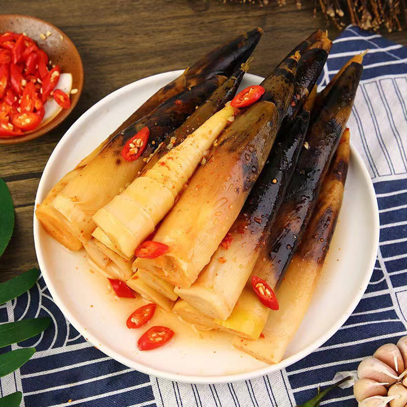 

Bamboo Shoot Spicy / Bamboo Shoot Tip / Acar Rebung Muda 230gr