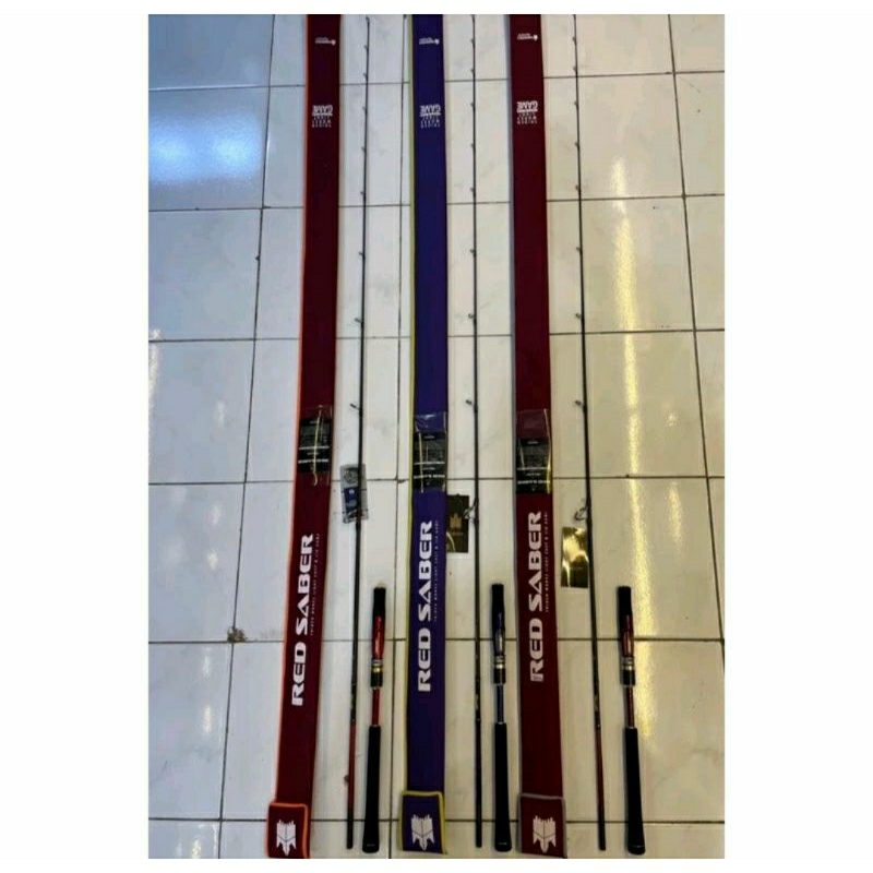 Joran Tridentech Red Saber - 610-0/610-1/610-2 - Light Cast & Jig Game - Butt Joint