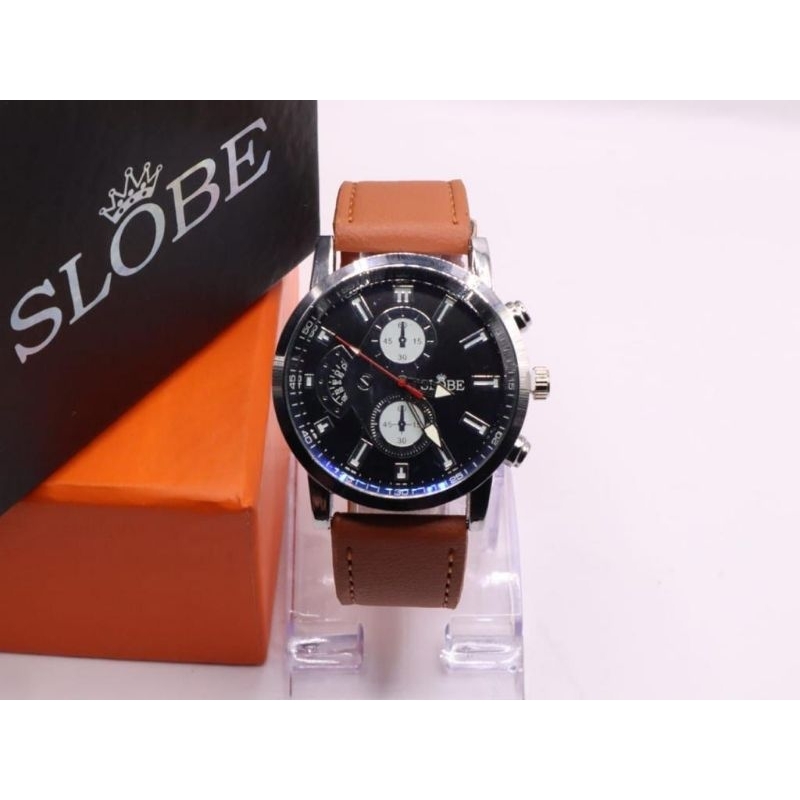 SLOBE jam tangan pria elegant, original &amp; tahan air, model alexandre christie, AC cowok, SLOBE 016, Dwatch