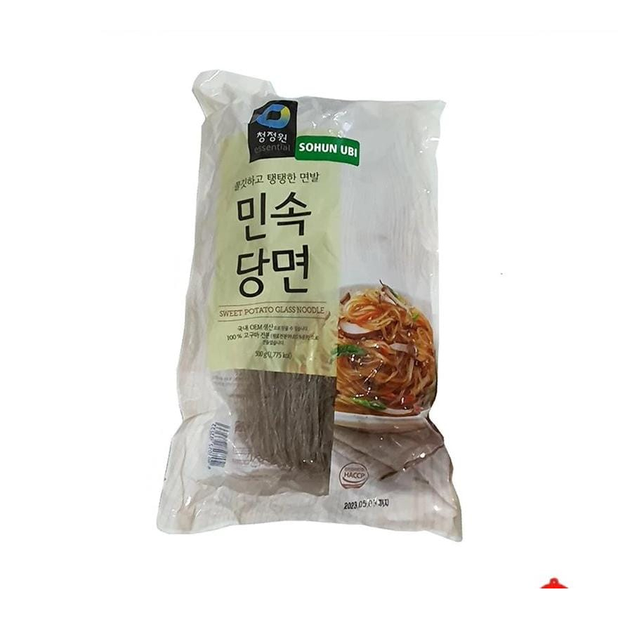 

MIE BIHUN KOREA JAPCHAE / DANGMYEON / KOREAN VERMICELLI / BIHUN UBI KOREA 500GR // DAESANG CHUNG JUNG ONE DRIED SEAWEED RUMPUT LAUT KERING KOREA WAKAME MIYEOK 100g