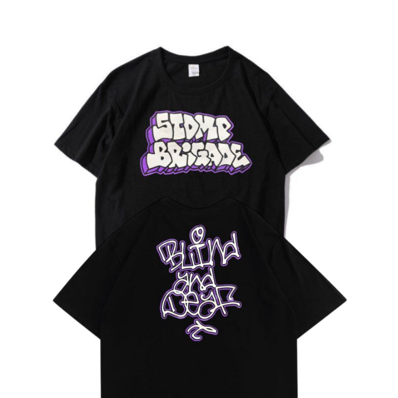 Tshirt - Stomp Brigade Blind and deaf / Kaos Hitam / Brand New Merchandise