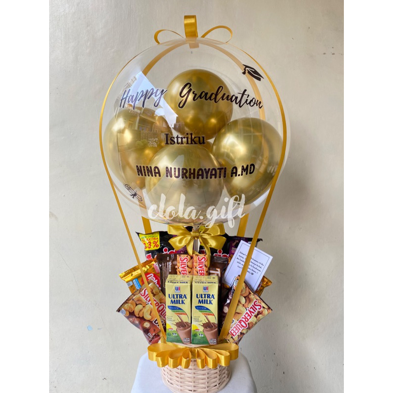 

Ballon buket snack | Hadiah ballon| Buket snack gold