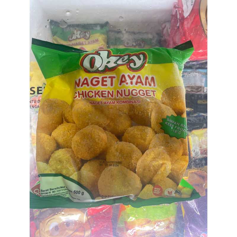 

Okey naget ayam 500gr