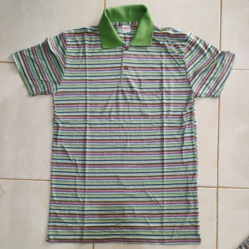 Kaos Salur Bapak / Kaos Pria Oblong Polo
