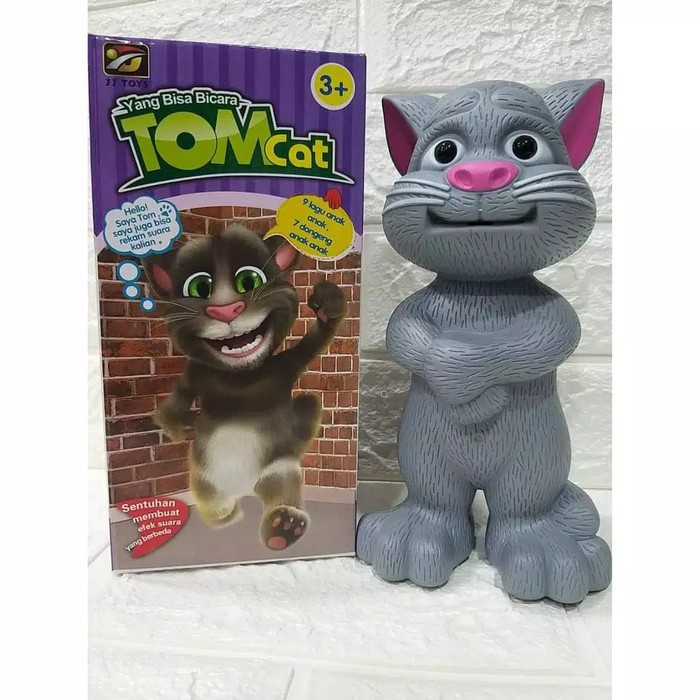 Mainan Kucing Berbicara TALKING TOM CAT - Versi Bahasa Indonesia