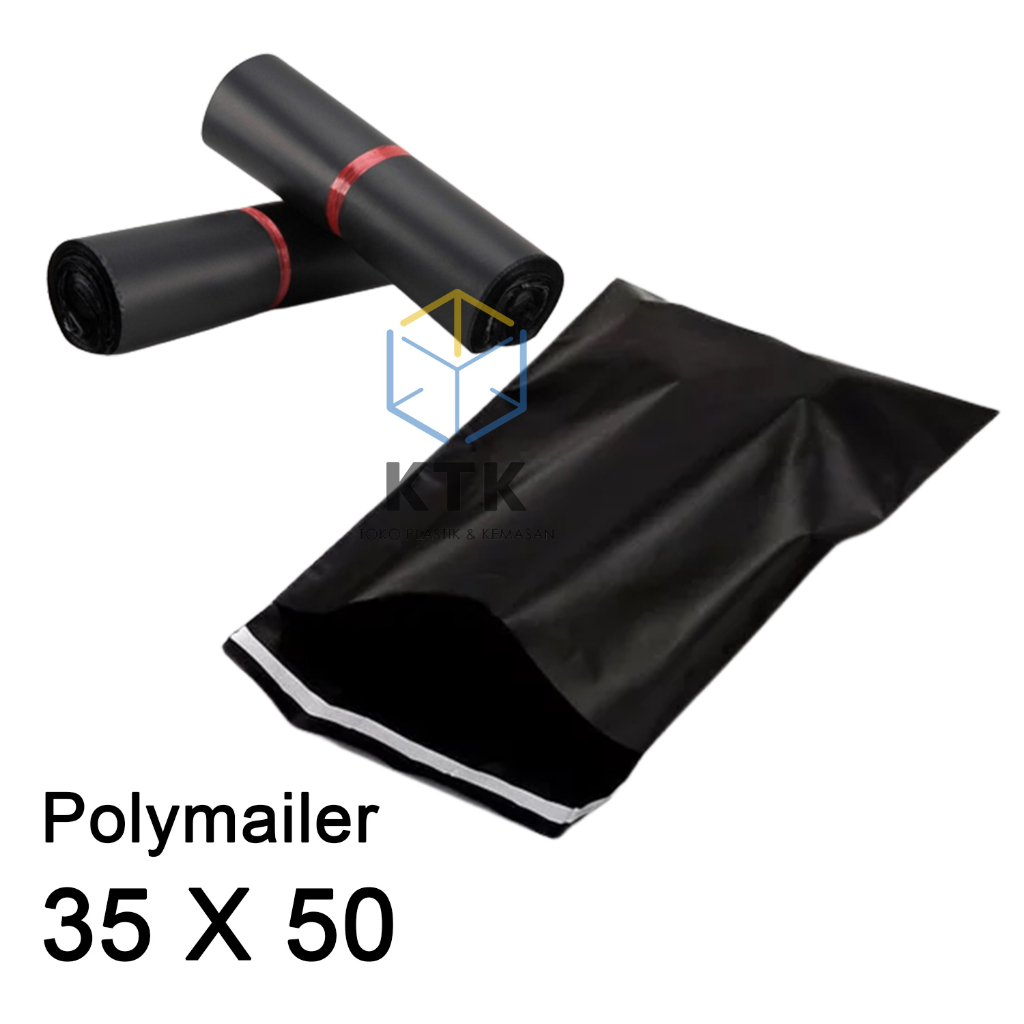 

Polymailer 35X50 [100's] Polos Kantong Plastik Amplop Packing Online Shop Ekonomis