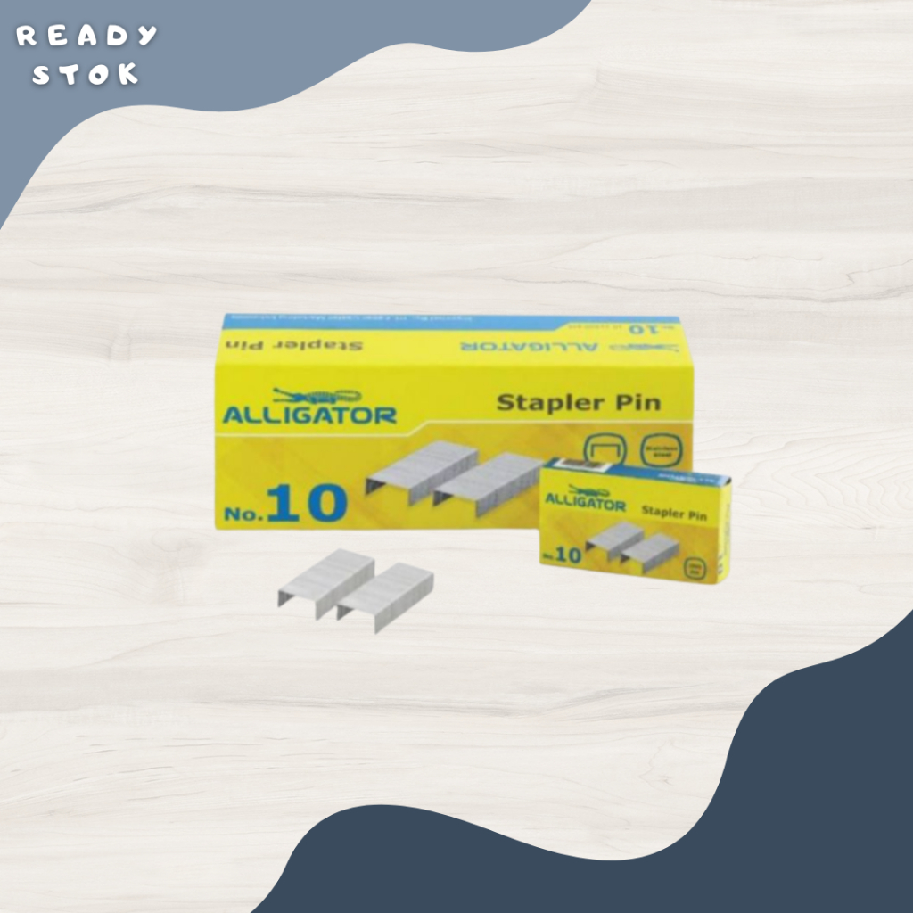 

STAPLER PIN / ISI STAPLES 10 MINI ALLIGATOR ( DUS KECIL )