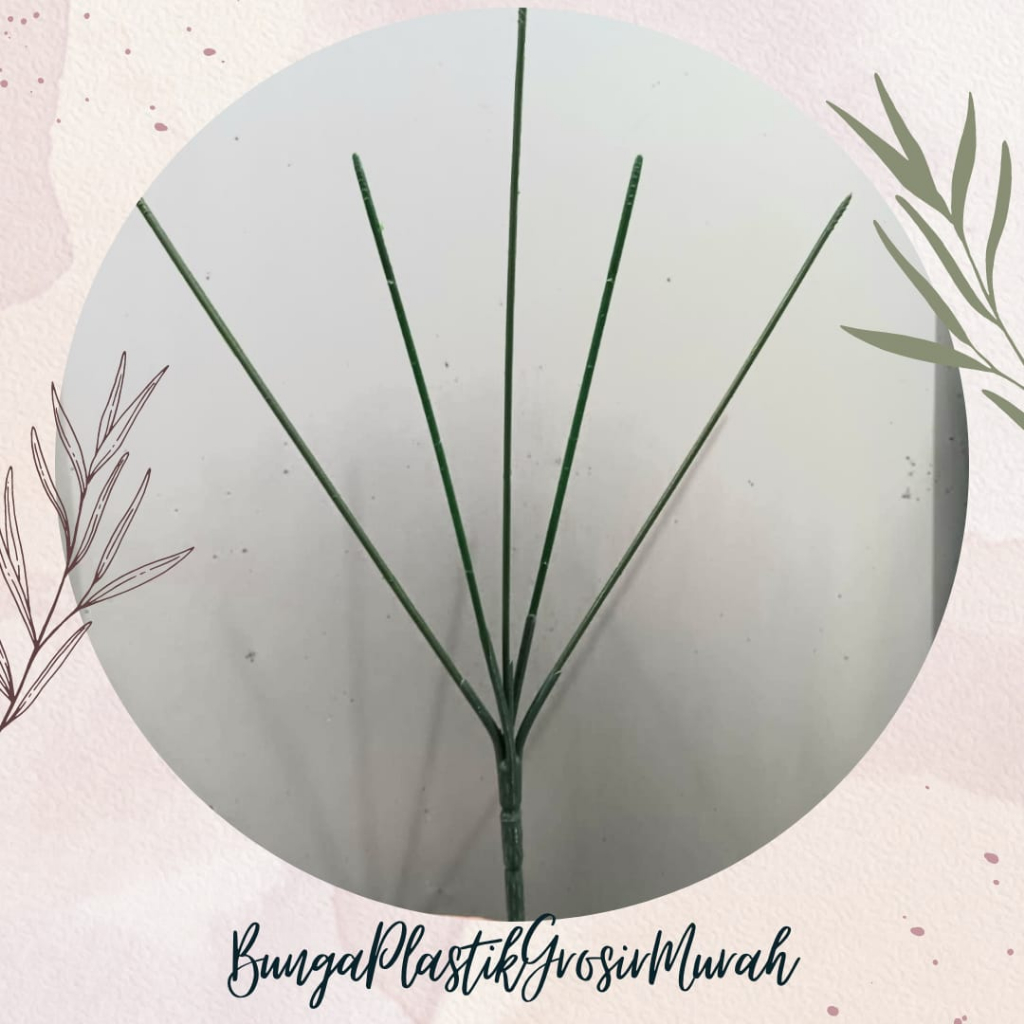 Kawat Bunga Tangkai Bunga Cabang 5 / 1 Lusin