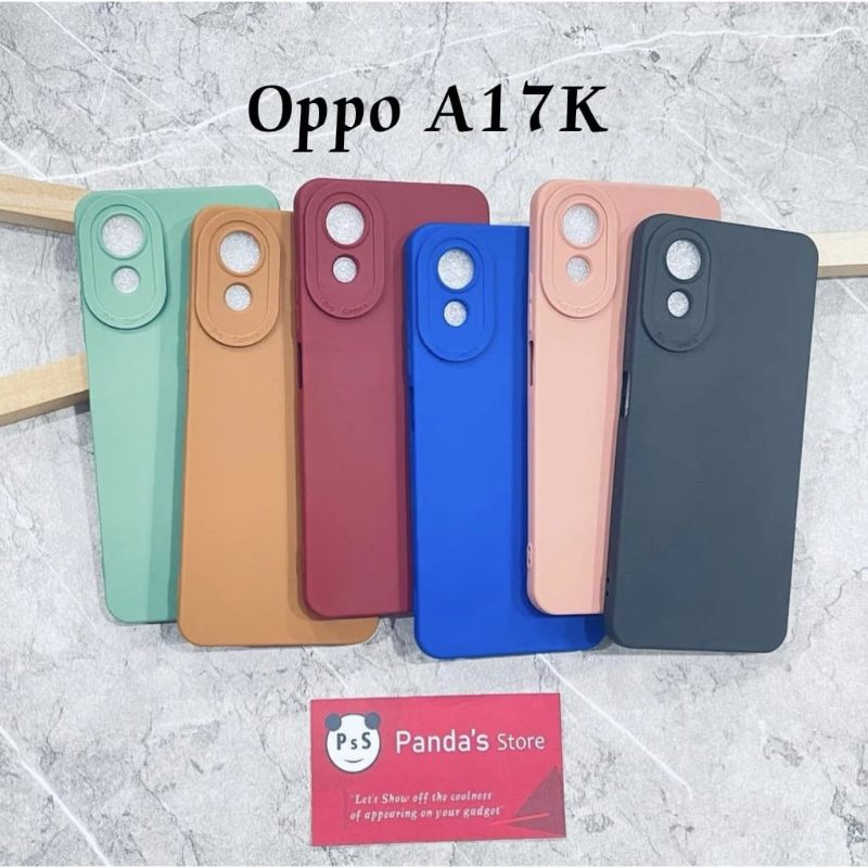Case Pro Camera Oppo A17k Candy Case Full Color 3D Silikon TPU
