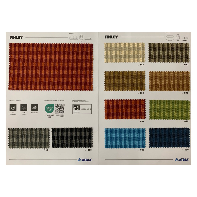 KAIN CORAK - FINLEY - ATEJA - INTERIOR SOFA KURSI MEBEL FURNITURE