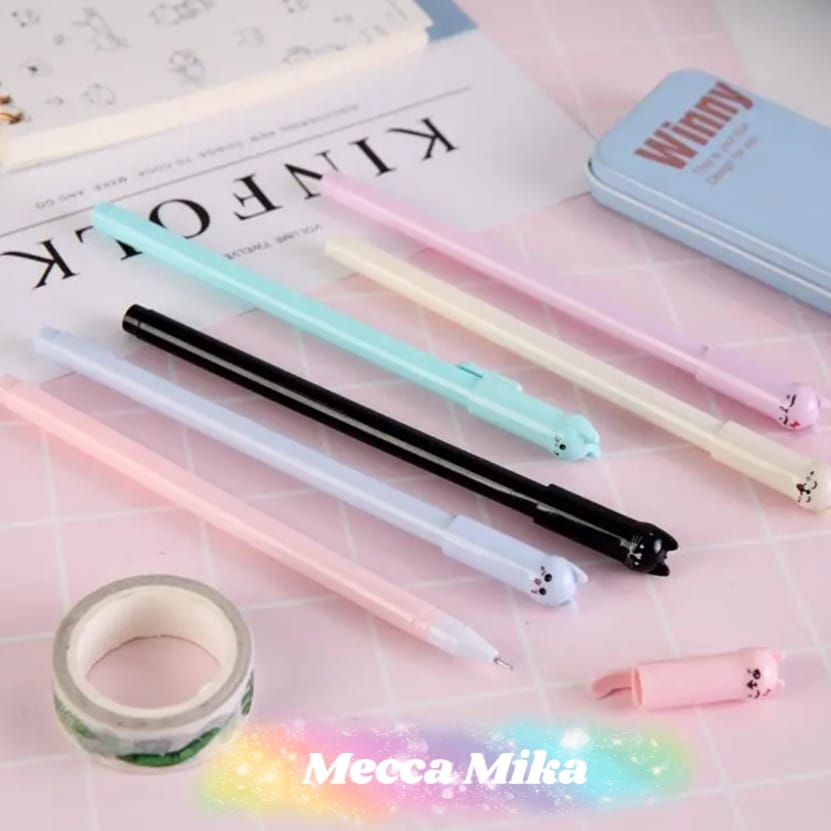 

Pena Motif Karakter Kucing Kelinci Warna Warni / Pulpen Karakter