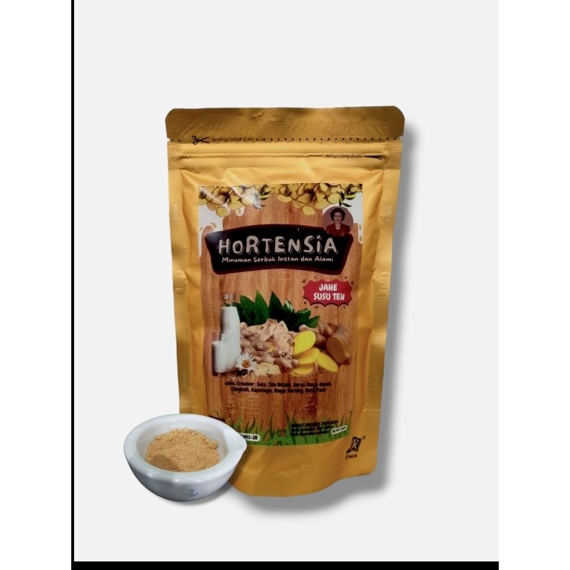

HORTENSIA Jahe Susu Teh Instan
