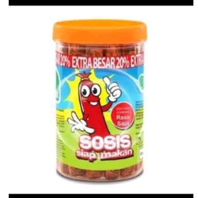 

KS - 1 Toples Sosis So Nice ( Ayam / Sapi / Otak - otak ) / Sosis Sonice / Sosis Siap Makan / Sosis Murah Toples / Sosis Toples Sonice So Nice )