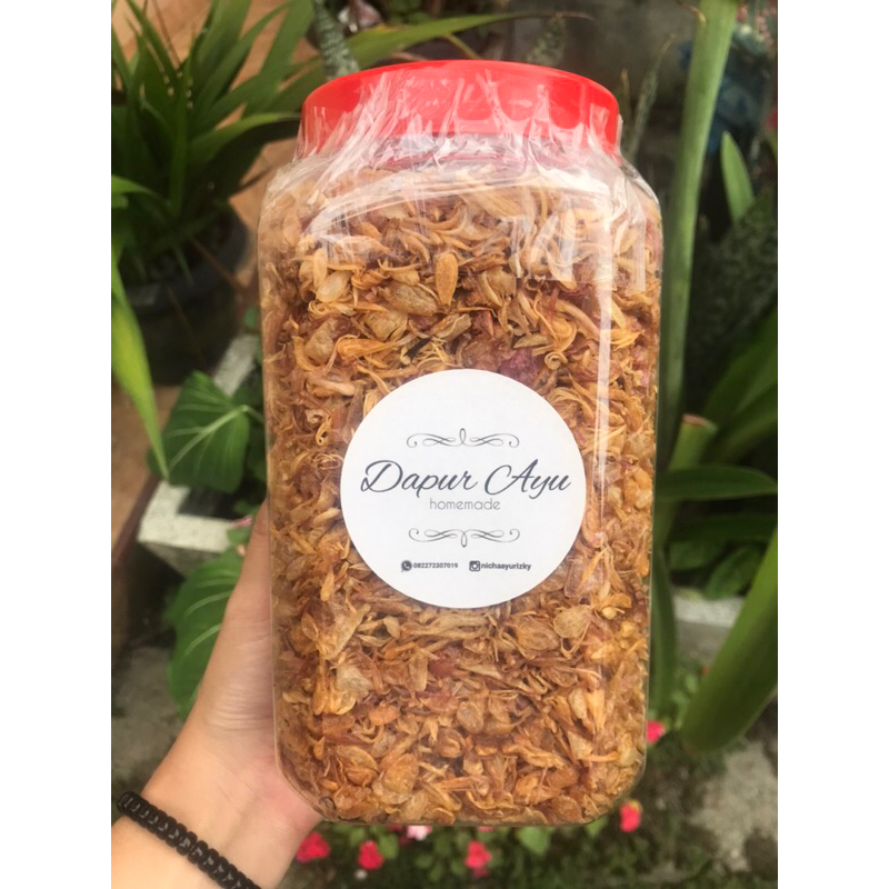 

bawang goreng asli (500gr) | MpAsi | taburan pelengkap makanan | lauk makan | homemade