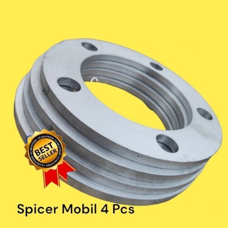 Kaelashop99 ll Spicer Spacer Velg Lubang 5 Mobil Katana Taft GT Rocky 4Pcs Tebal 5mm