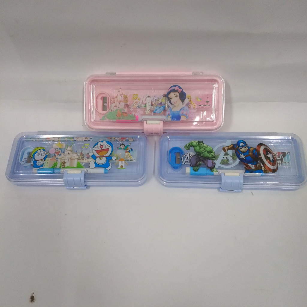 

KOTAK PENSIL PLASTIK SET + WB 1 SUSUN