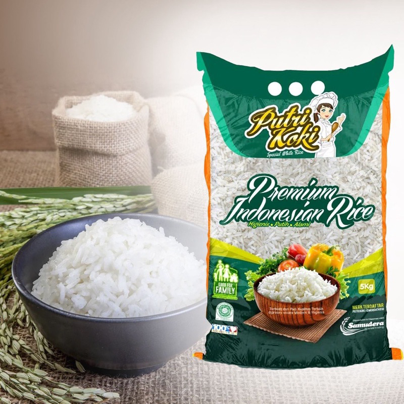 

Beras putri koki premium kemasan 1kg