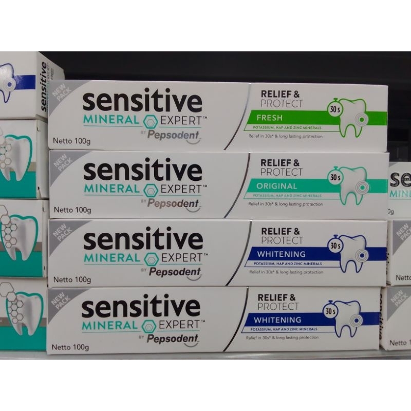 Pepsodent Sensitive mineral expert 100gr
