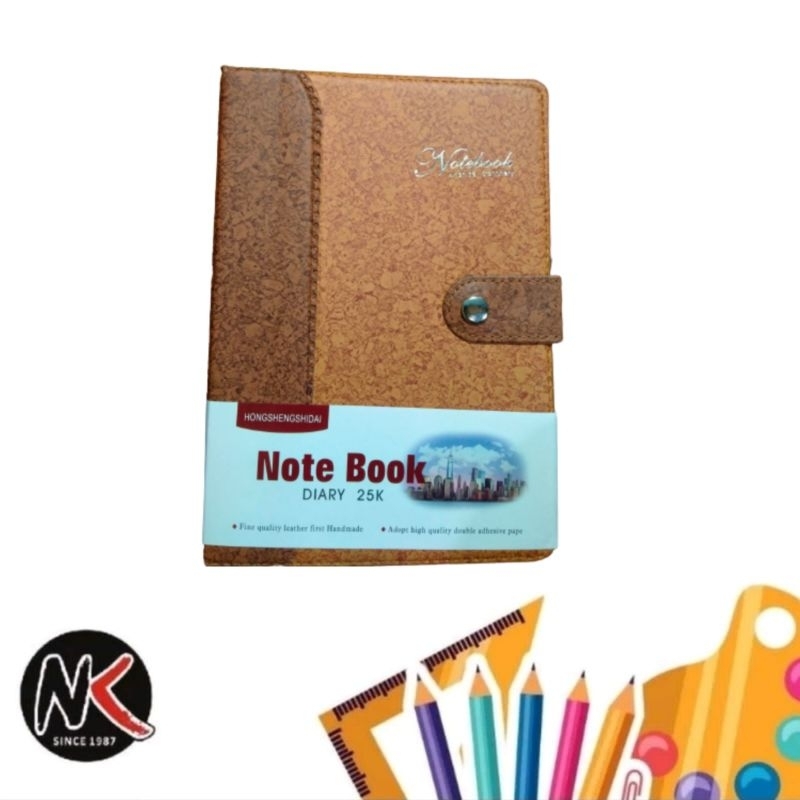 

Note Book/Agenda Book/Buku Agenda Kulit Kancing HONGSHENGSHIDAI