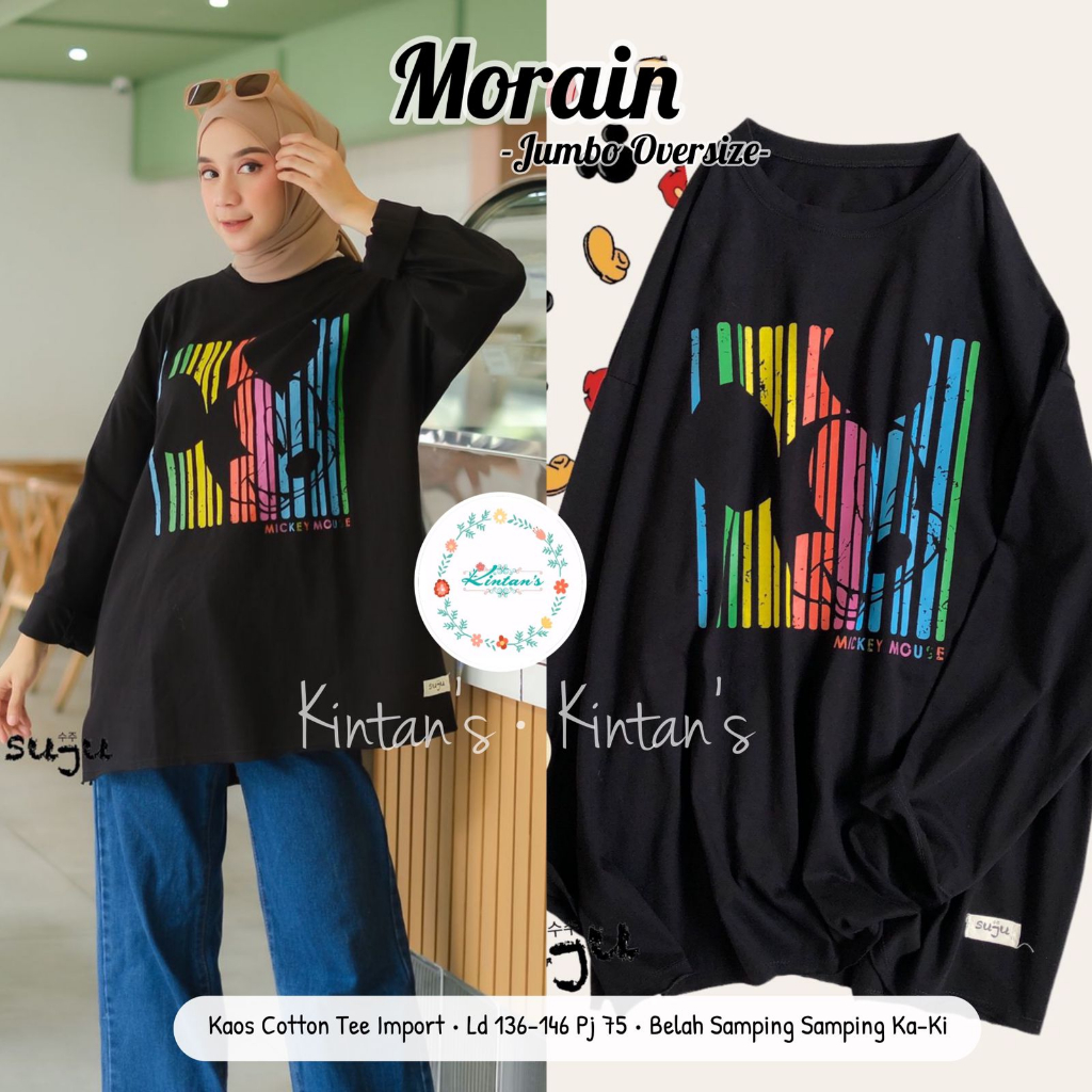 nike jumbo blouse - kaos lengan panjang cantik LD112-120