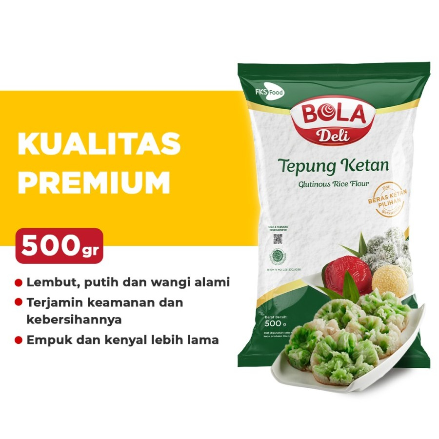 

Tepung Ketan Bola Deli 500 gram