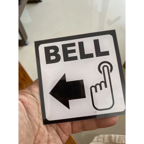 

SIGN AKRILIK K3 RAMBU BELL BELL BELL UKURAN 10X10CM