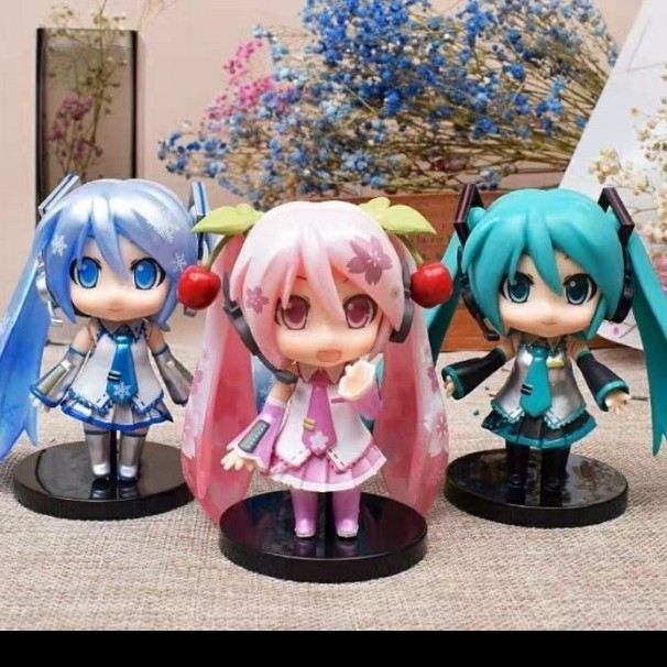 Figure Hatsune Miku Nendroid Pajangan Mainan