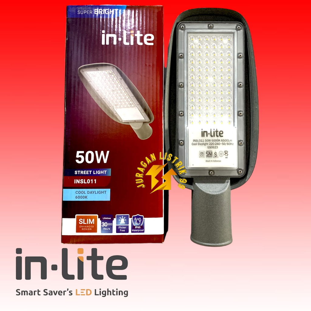 INLITE - LAMPU JALAN PJU LED 50WATT INSL011 / LAMPU JALAN / LAMPU PJU / LAMPU SOROT / LAMPU PENERANG