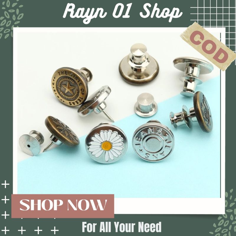 Kancing Pengecil Jeans / Kancing Celana / Kancing Ajaib