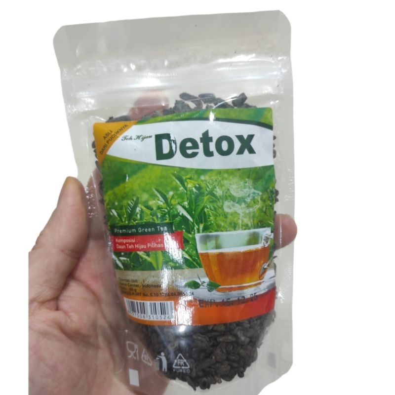 

Detox teh hijau premium green tea 50gr (HARGA UNTUK 1 BUNGKUS)