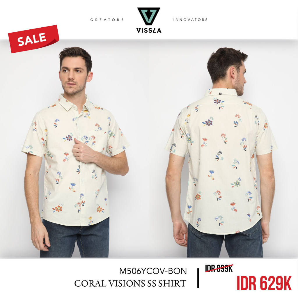 RAYSURF VISSLA SALE KEMEJA PRIA M506YCOV-BON ORIGINAL