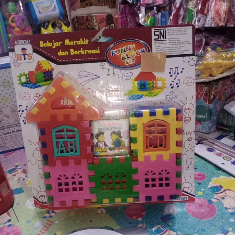 funny block set