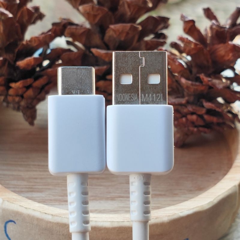 Kabel Data Samsung BEKAS Kode CY Indonesia 2A 15Wat 7,8Wat 1,55A Langsung COPOTAN HP Charger Pengisi